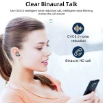 F9-5C Four-bar Breathing Light + Digital Display Noise Reduction Bluetooth Earphone, F9-5C Four-bar Light Black, F9-5C Four-bar Light White - Image 7