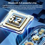 V9 Mirror Noodle Wireless Bluetooth Earphone with Charging Compartment - Image 4