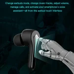 ETE-55 TWS Binaural Bluetooth 5.0 Low Latency Gaming Earphones, ETE-55 Black - Image 5