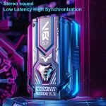 WEKOME VB07 Mecha Series Blade Wireless Bluetooth Earphone, VB07 (Black), VB07 (White) - Image 8