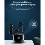 awei T28P Bluetooth V5.0 TWS Ture Wireless Sports LED Display Headset with Charging Case - Image 5