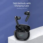 awei T15P Bluetooth V5.0 TWS Ture Wireless Sports LED Display Headset with Charging Case, T15P - Image 2