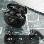 awei T15P Bluetooth V5.0 TWS Ture Wireless Sports LED Display Headset with Charging Case, T15P - Image 4