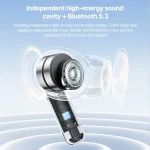 Yesido TWS28 ANC+ENC Dual Noise Reduction Smart TWS Wireless Bluetooth Earphone, TWS28 Beige, TWS28 White - Image 4