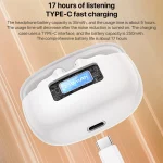 Yesido TWS28 ANC+ENC Dual Noise Reduction Smart TWS Wireless Bluetooth Earphone, TWS28 Beige, TWS28 White - Image 8