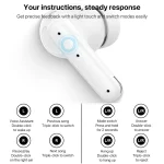 Yesido TWS28 ANC+ENC Dual Noise Reduction Smart TWS Wireless Bluetooth Earphone, TWS28 Beige, TWS28 White - Image 10