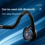 Lenovo X5 IPX8 Waterproof Bluetooth 5.0 Bone Conduction Wireless Earphones, Built-in 8G Memory, Lenovo X5 - Image 4