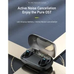 awei TA3 Bluetooth 5.0 ANC Active Noise Reduction Wireless Bluetooth Earphone, TA3 - Image 2