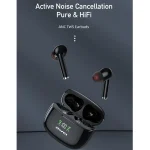 awei TA8 Bluetooth 5.2 ANC Active Noise Reduction Wireless Bluetooth Earphone, TA8 - Image 2