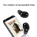 DT-4 IPX Waterproof Bluetooth 5.0 Wireless Bluetooth Earphone with 350mAh Magnetic Charging Box, Support for Calling, DT-4 - Image 4