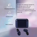 DT-4 IPX Waterproof Bluetooth 5.0 Wireless Bluetooth Earphone with 350mAh Magnetic Charging Box, Support for Calling, DT-4 - Image 6