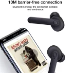 DT-5 IPX Waterproof Bluetooth 5.0 Wireless Bluetooth Earphone with Magnetic Charging Box, Support Call & Power Bank Function, DT-5 - Image 4