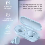 DT-7 IPX Waterproof Bluetooth 5.0 Wireless Bluetooth Earphone with 300mAh Magnetic Charging Box, Support Call, DT-7 - Image 6