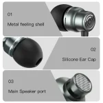 Yesido YH32 3.5mm In-Ear Wired Earphone, Length: 1.2m - Image 5