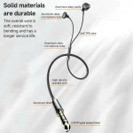 Yesido YH47 3.5mm Metal Line-Control In-Ear Wired Earphone, Length: 1.2m, YH47 - Image 8