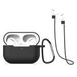 For AirPods Pro 3 in 1 Silicone Earphone Protective Case + Hook + Anti-lost Rope Set - Image 3