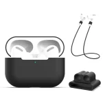 For AirPods Pro 3 in 1 Silicone Earphone Protective Case + Earphones Buckle + Anti-lost Rope Set - Image 3