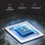 DT-14 Wireless Two Ear Bluetooth Headset Supports Touch & Smart Magnetic Charging & Power On Automatic Pairing - Image 5