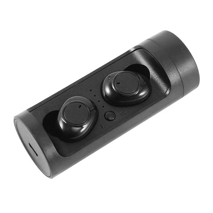 DT-15 Wireless Two Ear Bluetooth Headset Supports Touch & Smart Magnetic Charging & Power On Automatic Pairing