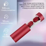 DT-16 Wireless Two Ear Bluetooth Headset Supports Touch & Smart Magnetic Charging & Power On Automatic Pairing - Image 8