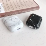Marble Pattern Wireless Earphones Charging Box Protective Case for Apple AirPods 1/2 - Image 3