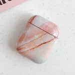 Marble Pattern Wireless Earphones Charging Box Protective Case for Apple AirPods 1/2 - Image 2