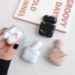Marble Pattern Wireless Earphones Charging Box Protective Case for Apple AirPods 1/2 - Image 5