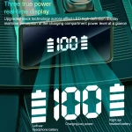 A22 English Version Pull-out Digital Display Bluetooth Earphone with Magnetic Charging Box, Support Touch Light & Power Bank, English Version - Image 3