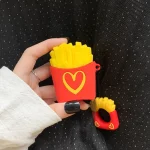 Wireless Earphones Shockproof Chips Popcorn Silicone Protective Case for Apple AirPods 1 / 2 (Chips), Chips, Popcorn - Image 2