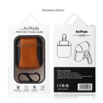 Colour-matching Flip-over Leather Earphones Shockproof Protective Case for Apple AirPods 1 / 2 - Image 4