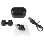 A6 Bluetooth 5.0 True Wireless Bluetooth Earphone with Charging Box, A6 Black - Image 6