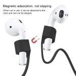 Wireless Bluetooth Headset Anti-lost Rope Magnetic Silicone Lanyard for Apple AirPods 1 / 2, For AirPods 1 / 2 - Image 3