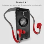 REMAX RB-S20 Bluetooth 4.2 Rotatable Ear Shell Rear-mounted Bluetooth Sports Earphone, RB-S20 Green, RB-S20 Red, RB-S20 Yellow - Image 4