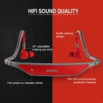 REMAX RB-S20 Bluetooth 4.2 Rotatable Ear Shell Rear-mounted Bluetooth Sports Earphone, RB-S20 Green, RB-S20 Red, RB-S20 Yellow - Image 5