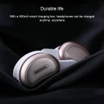 REMAX TWS-1 Half Moon Shaped Bluetooth 4.2 Wireless Bluetooth Earphone with Charging Box, TWS-1 Gold, TWS-1 Tarnish - Image 5