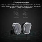 REMAX TWS-1 Half Moon Shaped Bluetooth 4.2 Wireless Bluetooth Earphone with Charging Box, TWS-1 Gold, TWS-1 Tarnish - Image 6
