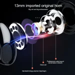 Fineblue PRO-X IPX5 Waterproof HD Noise Reduction Bluetooth Eeaphone with Charging Box, Support Touch & IOS Battery Display & Voice Prompt - Image 6