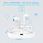 Fineblue PRO-X IPX5 Waterproof HD Noise Reduction Bluetooth Eeaphone with Charging Box, Support Touch & IOS Battery Display & Voice Prompt - Image 9