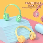 Y08 Hifi Sound Quality Macaron Bluetooth Headset, Supports Calling & TF Card & 3.5mm AUX - Image 11