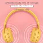 Y08 Hifi Sound Quality Macaron Bluetooth Headset, Supports Calling & TF Card & 3.5mm AUX - Image 7