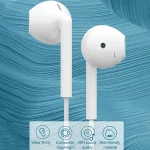 Langsdom MJ31 1.2m Wired Half  In-Ear 3.5mm Interface Stereo Earphones with Mic - Image 4