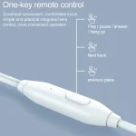 Langsdom MJ62 1.2m Wired In Ear 3.5mm Interface Stereo Earphones with Mic - Image 7