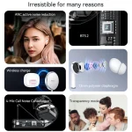 Yesido TWS24 ANC+ENC Dual Noise Reduction Smart TWS Wireless Bluetooth Earphone - Image 3
