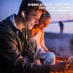 D12 1.2m Wired In Ear 3.5mm Interface Stereo Wire-Controlled HIFI Earphones Dual-motion Loop Running Game Music Headset With Packaging, D12 With Packaging (Black), D12 With Packaging (White) - Image 13