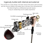 D12 1.2m Wired In Ear 3.5mm Interface Stereo Wire-Controlled HIFI Earphones Dual-motion Loop Running Game Music Headset With Packaging, D12 With Packaging (Black), D12 With Packaging (White) - Image 3