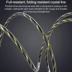 D12 1.2m Wired In Ear 3.5mm Interface Stereo Wire-Controlled HIFI Earphones Dual-motion Loop Running Game Music Headset With Packaging, D12 With Packaging (Black), D12 With Packaging (White) - Image 8