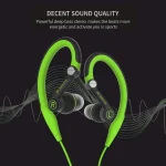 Mucro MB-232 Running In-Ear Sport Earhook Wired Stereo Headphones for Jogging Gym, 3.5mm - Image 6