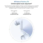 Original Xiaomi Redmi Buds 5 Wireless Bluetooth Earphone, Xiaomi Redmi Buds 5 - Image 8