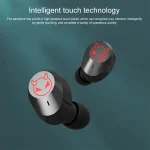 M23 Little Devil Pattern Intelligent Noise Reduction Touch Bluetooth Earphone with Three-screen Battery Display & Mirror Charging Box, Support HD Call & Siri - Image 4