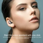 M23 Little Devil Pattern Intelligent Noise Reduction Touch Bluetooth Earphone with Three-screen Battery Display & Mirror Charging Box, Support HD Call & Siri - Image 8